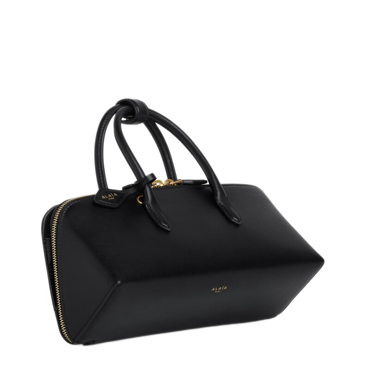 Delta Small Calfskin Handbag - Noir - Image 2