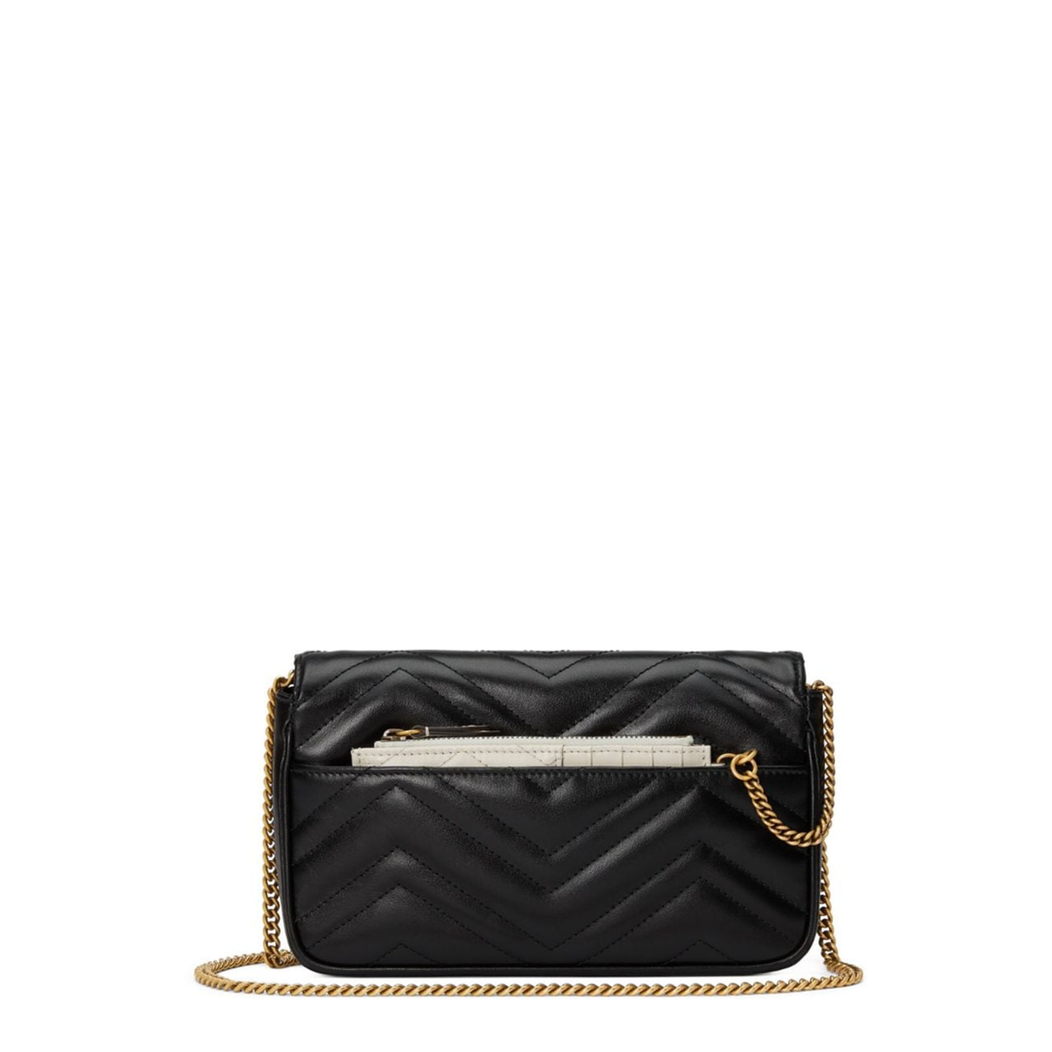 GG Marmont Leather Continental Wallet - Black - Image 6