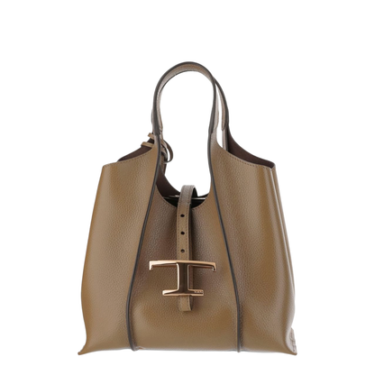 T Timeless Shopping Bag in Leather Mini - Image 1