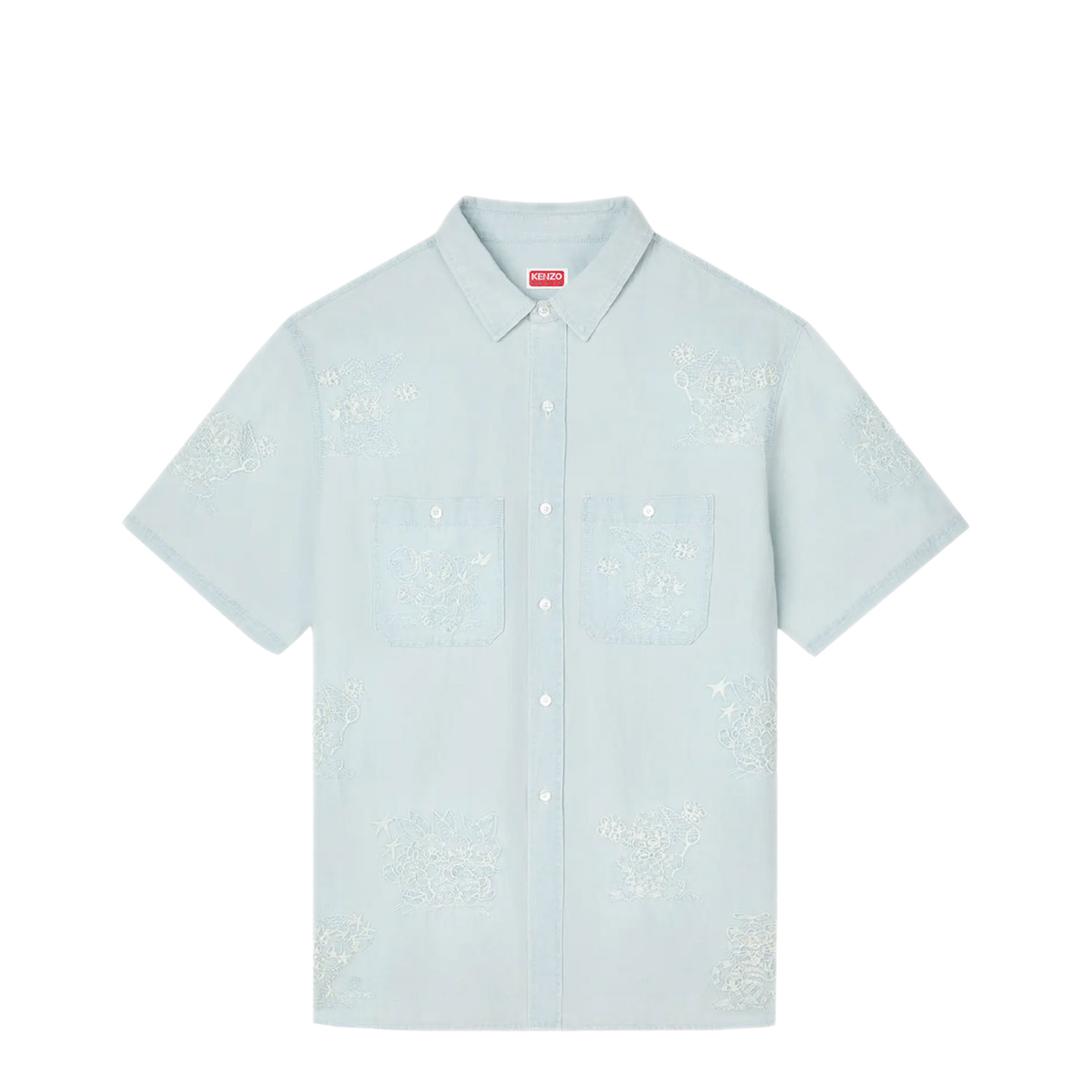 Embroidered Short Sleeve Shirt - Image 1