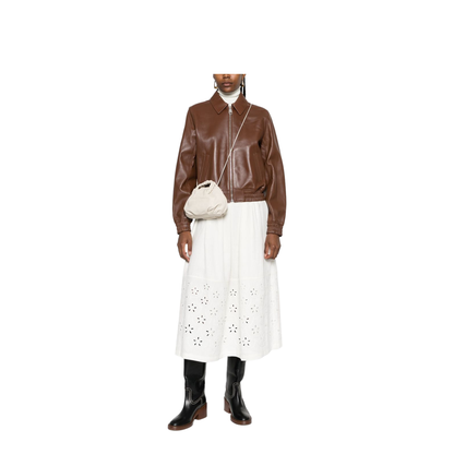 Bombon Medium Lambskin Handbag - Cream - Image 2