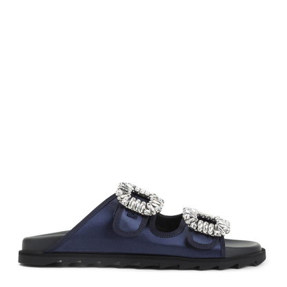 Slidy Strass Bord Gros Mules - Image 2
