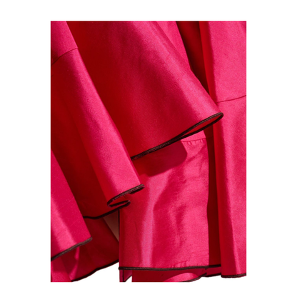 Silk Flared Midi Skirt - Image 5