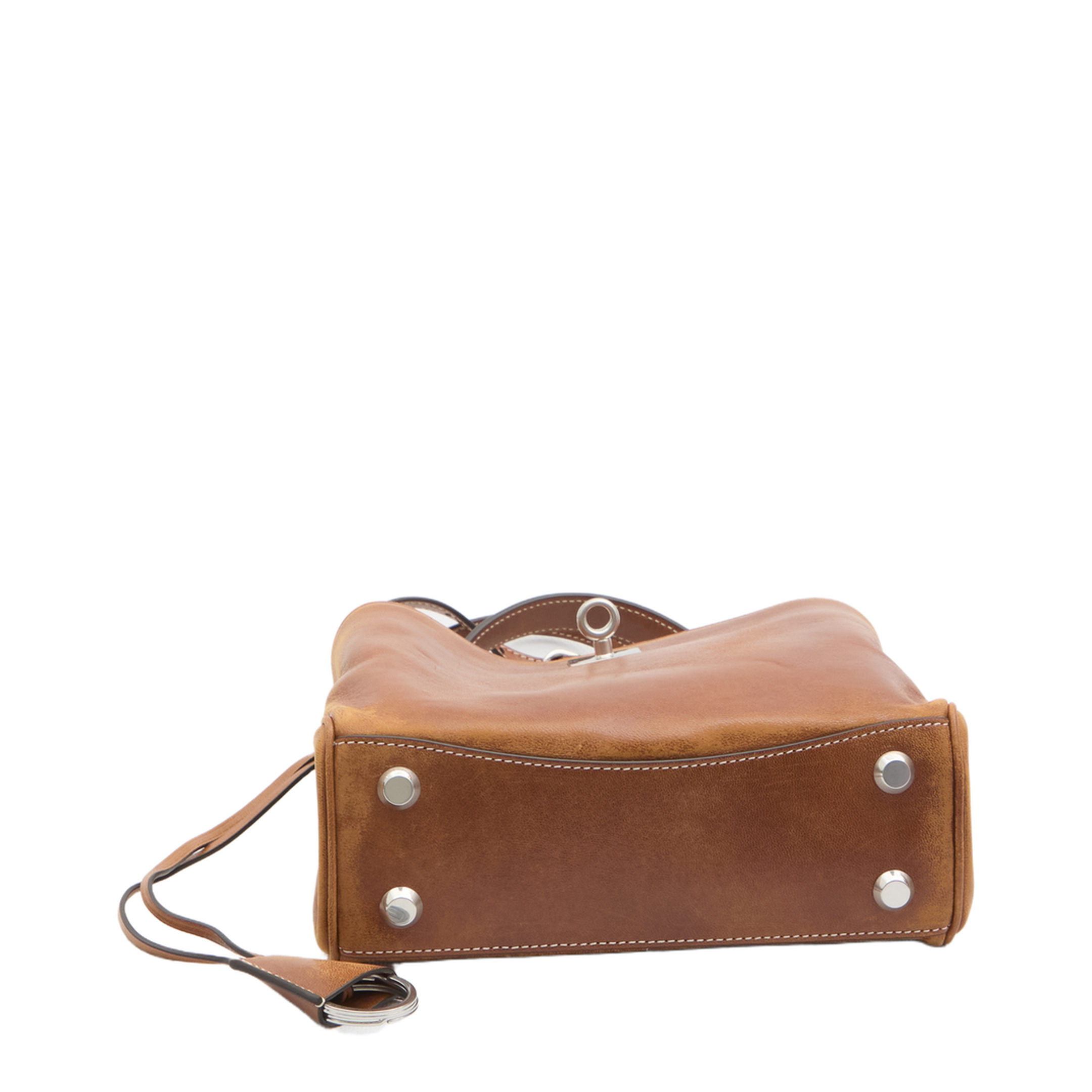 Rodeo Mini Lambskin  Handbag - Tan Cowboy - Image 3