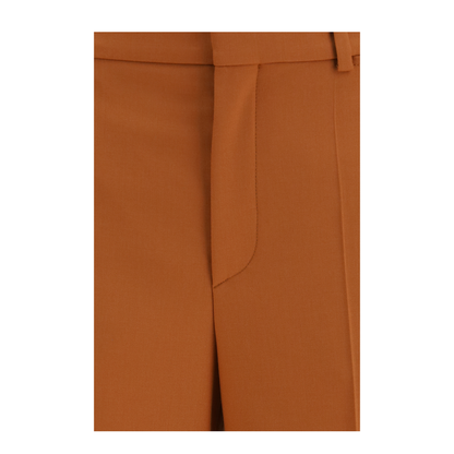 High-waisted flared cotton Pants - Image 3