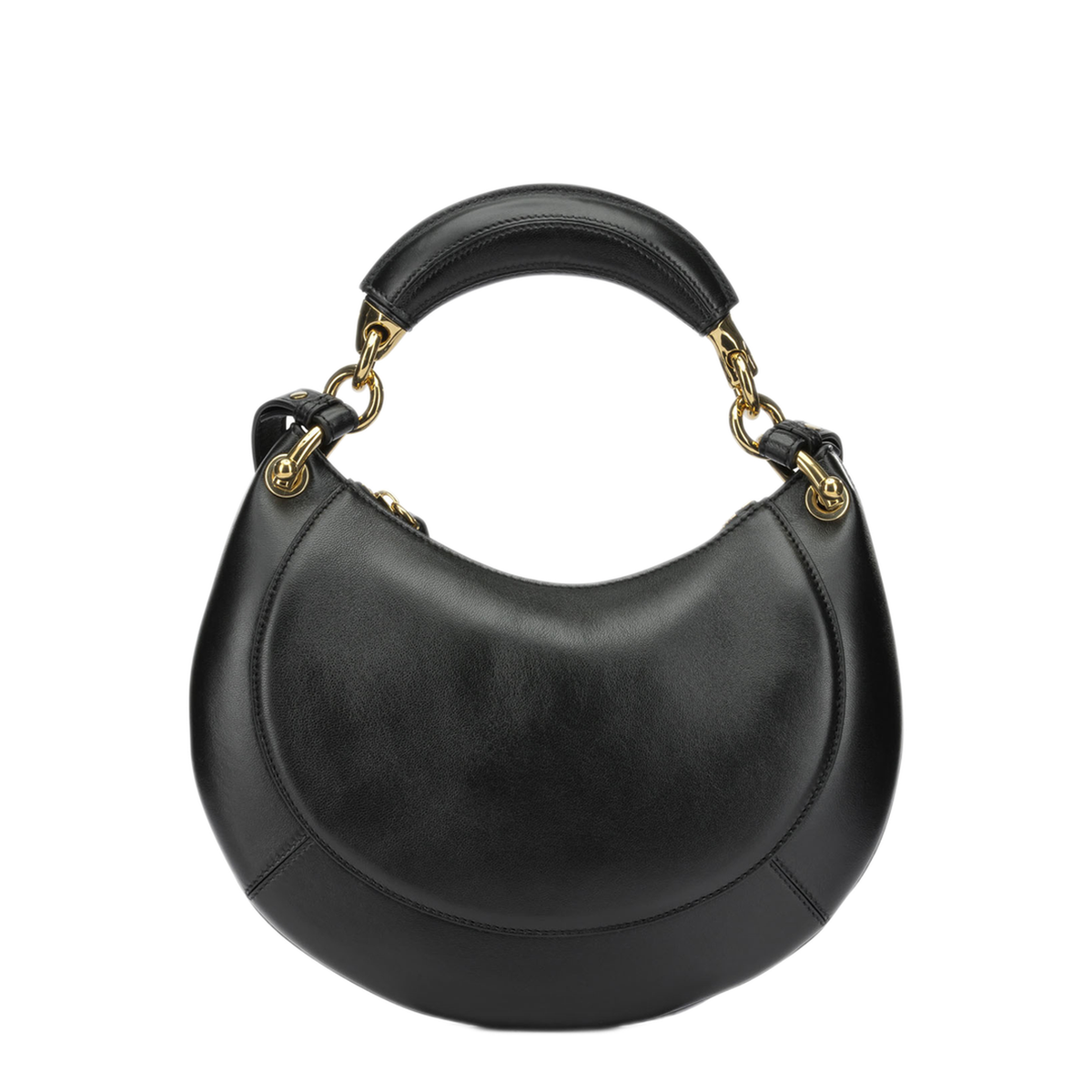 Banana Small Lambskin Hobo - Black - Image 3