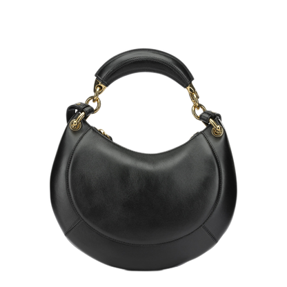 Banana Small Lambskin Hobo - Black - Image 3