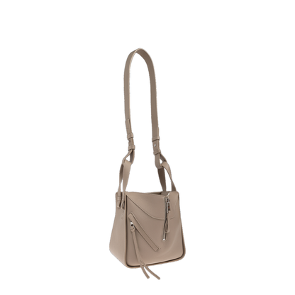 Compact Hammock Small Soft Grained Calf Handbag - Clay - Image 4