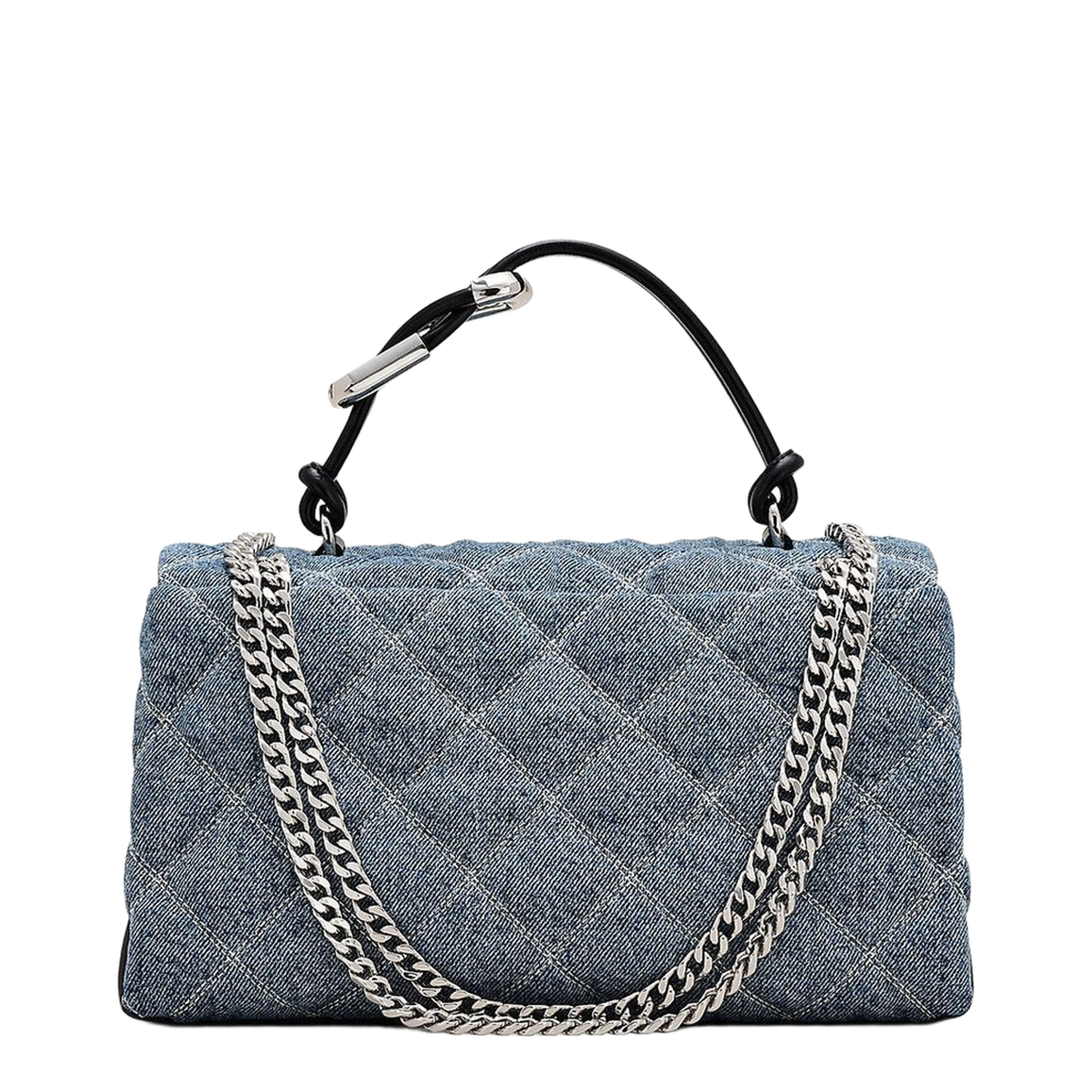 The Quilted Denim Dual Convertible Bag - Image 2