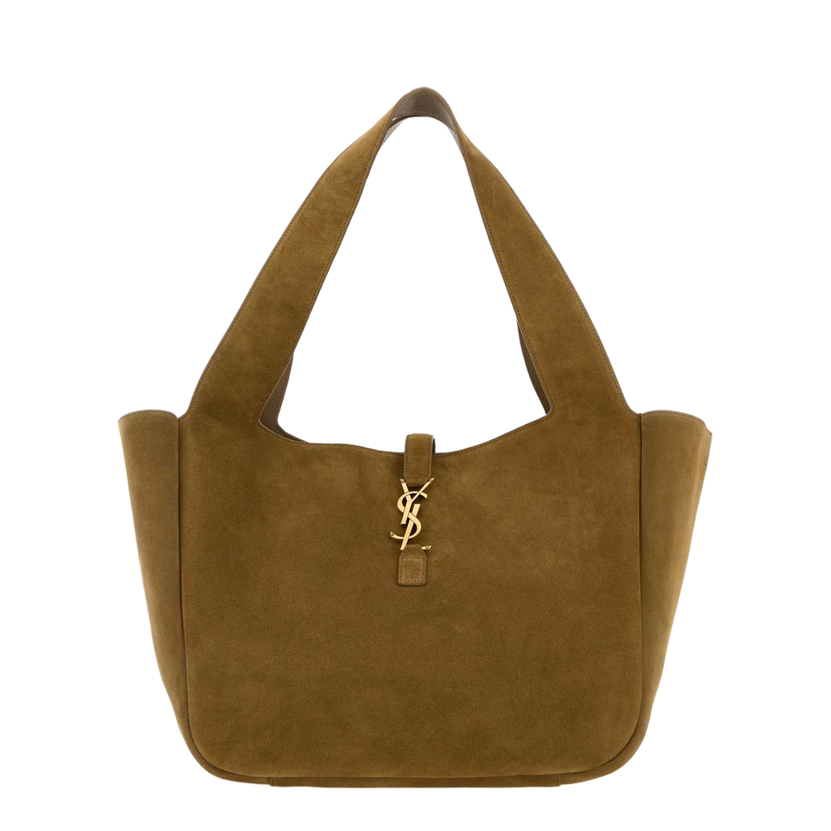 Biscuit Suede Leather Le 5 À 7 Bea Shopping Bag - Image 5