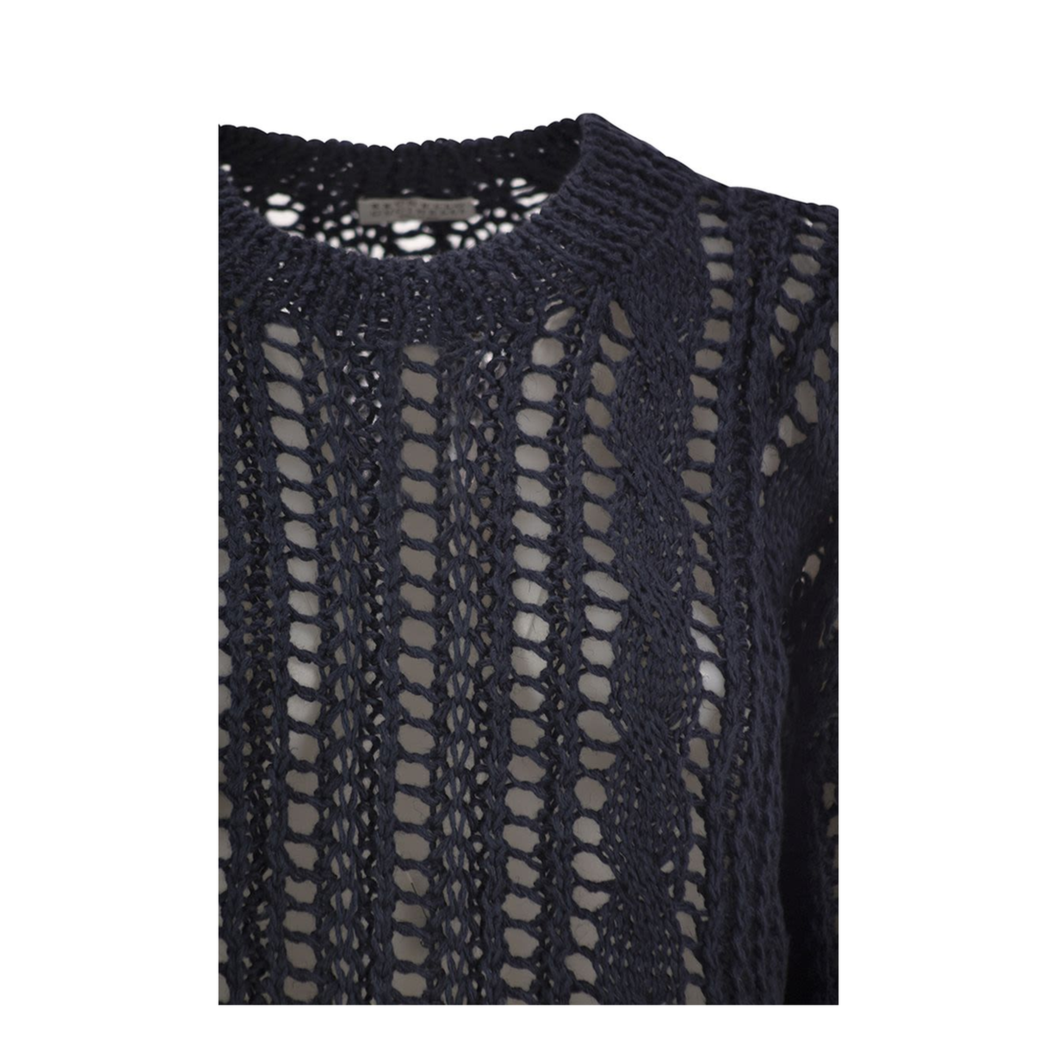 Cable & Mesh Jute and Cotton Jersey - Image 3