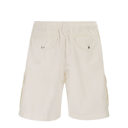 Drawstring Cotton Cargo Shorts - Image 2