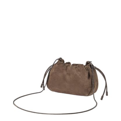 Suede Leather Shoulder Bag - Image 4