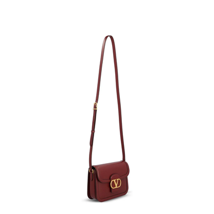 9to5 Small Shoulder Bags Leather Red - Image 3