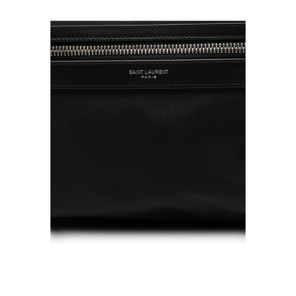 City Canvas, Nylon And Leather Backpack - Black - Image 4