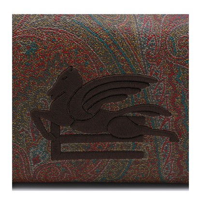 Arnica Medium Paisley Jacquard Pouch - Brown - Image 8