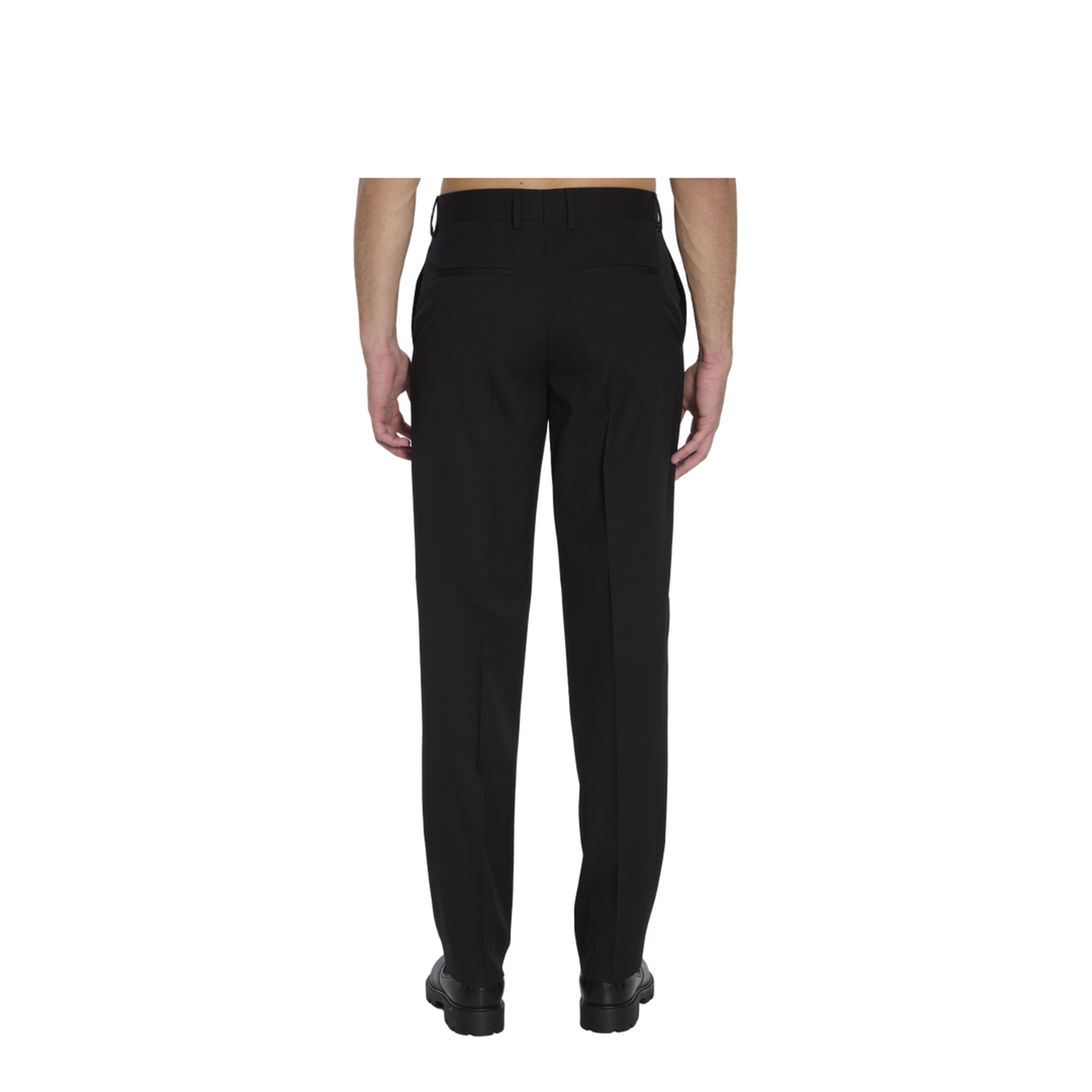 Black Wool Trousers - Image 4