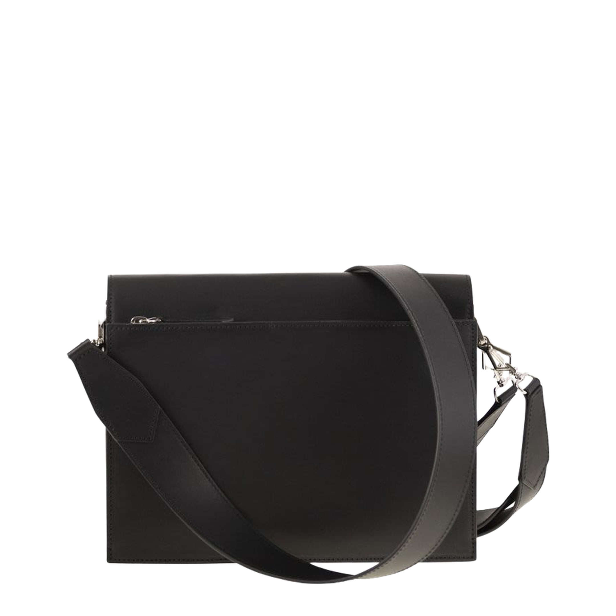 Biancaroughs Medium Leather Crossbody Bag Black - Image 2