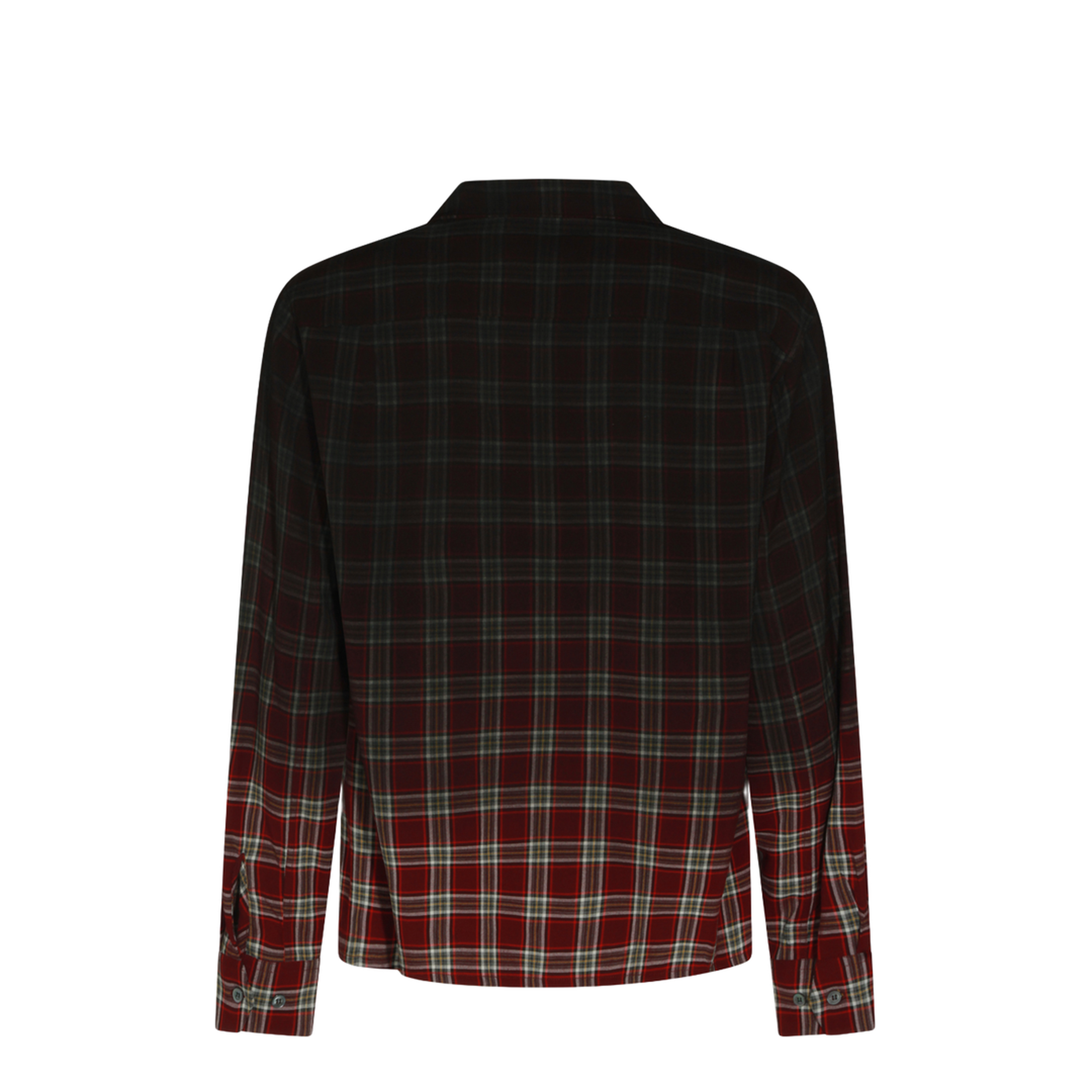 Red Gradient Check Shirt - Image 4