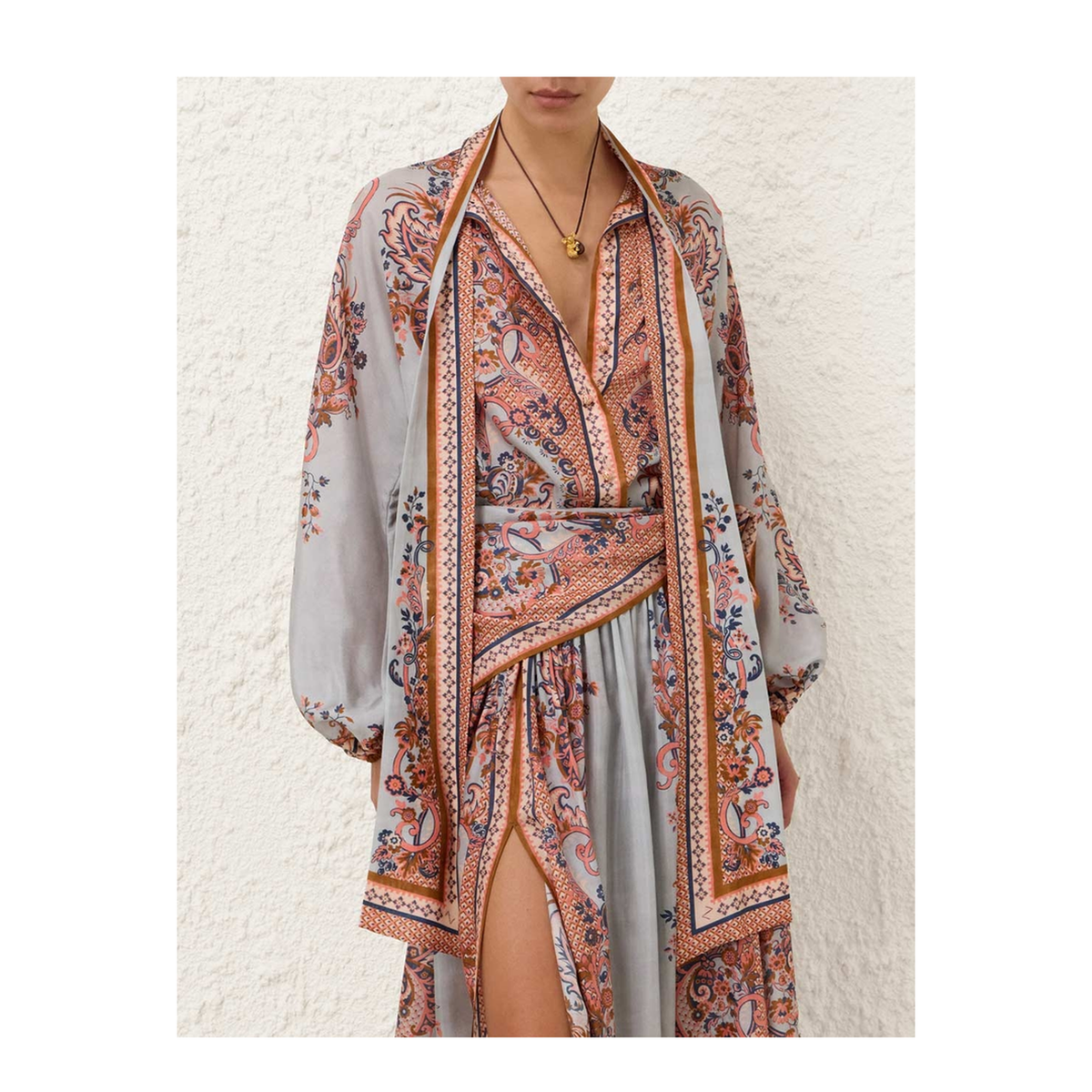 Aster Tie Neck Blouse - Image 2