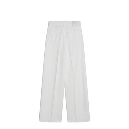 White Pants in Organic Cotton - Image 2