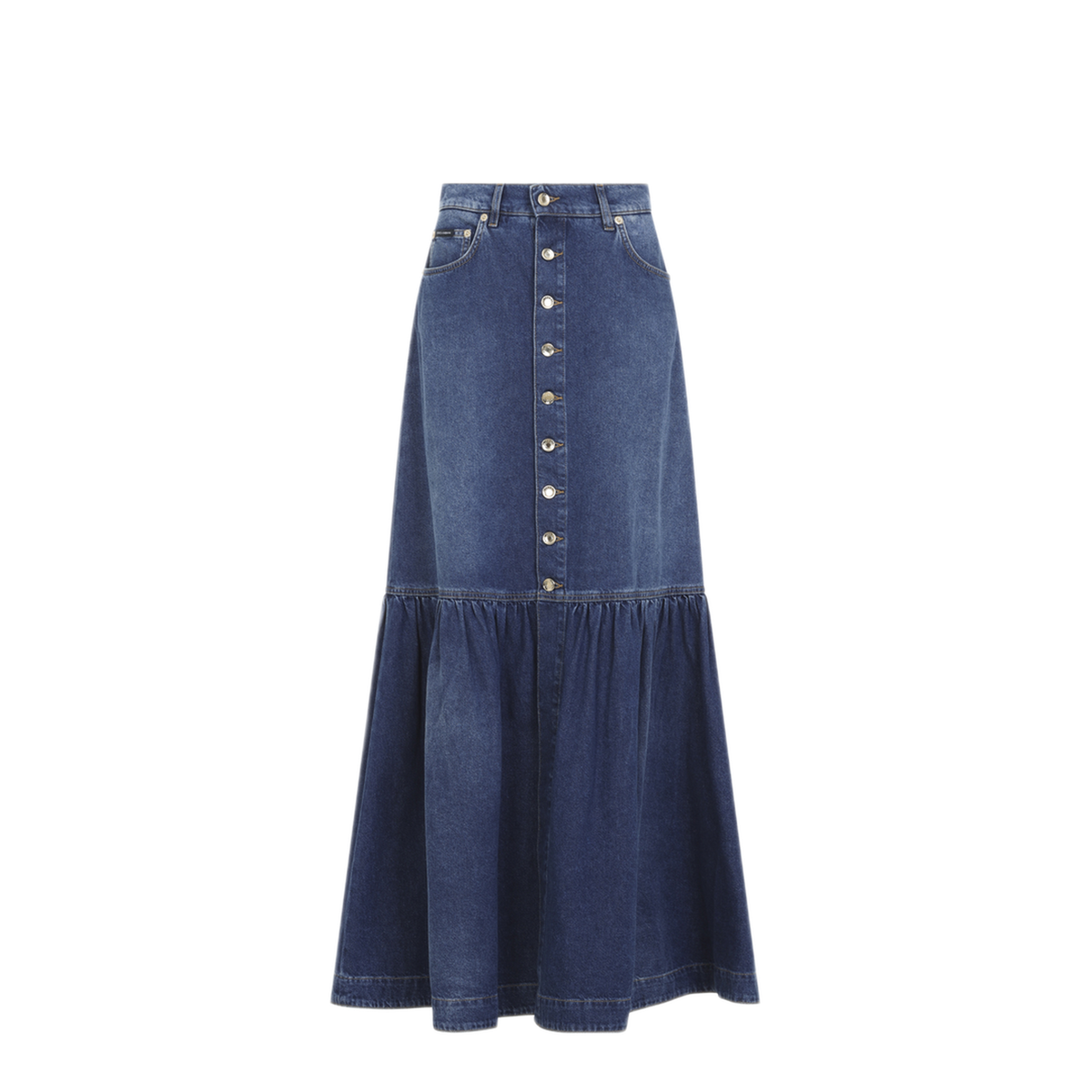 Long Denim Skirt - Image 2