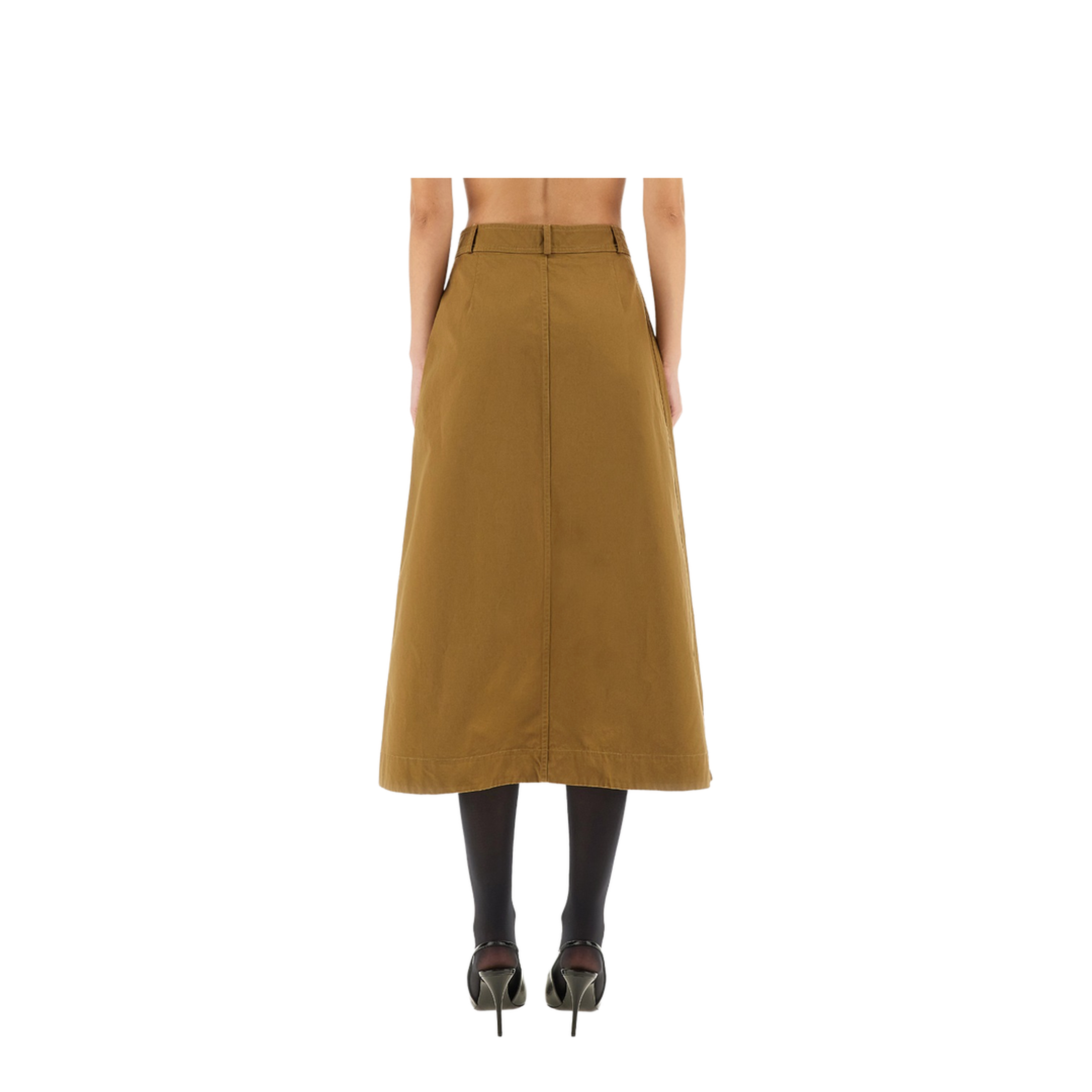 MIDI SKIRT WITH BUTTONS - Image 4