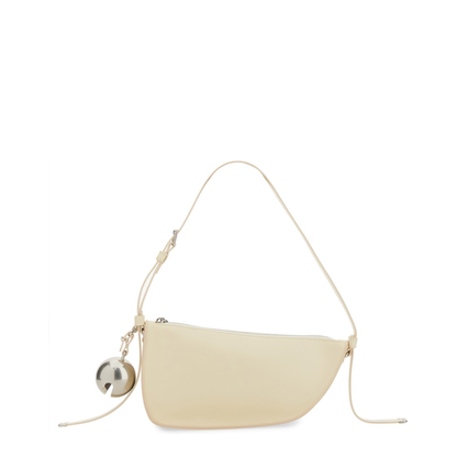 Shield Small Lambskin Sling Bag - Pearl - Image 1