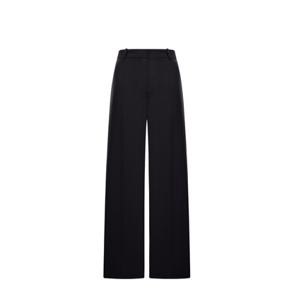 Viscose and Wool Trousers - Image 1