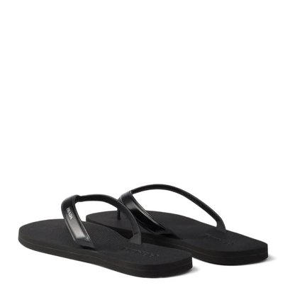 Brushed Leather Flip-Flops - Image 4