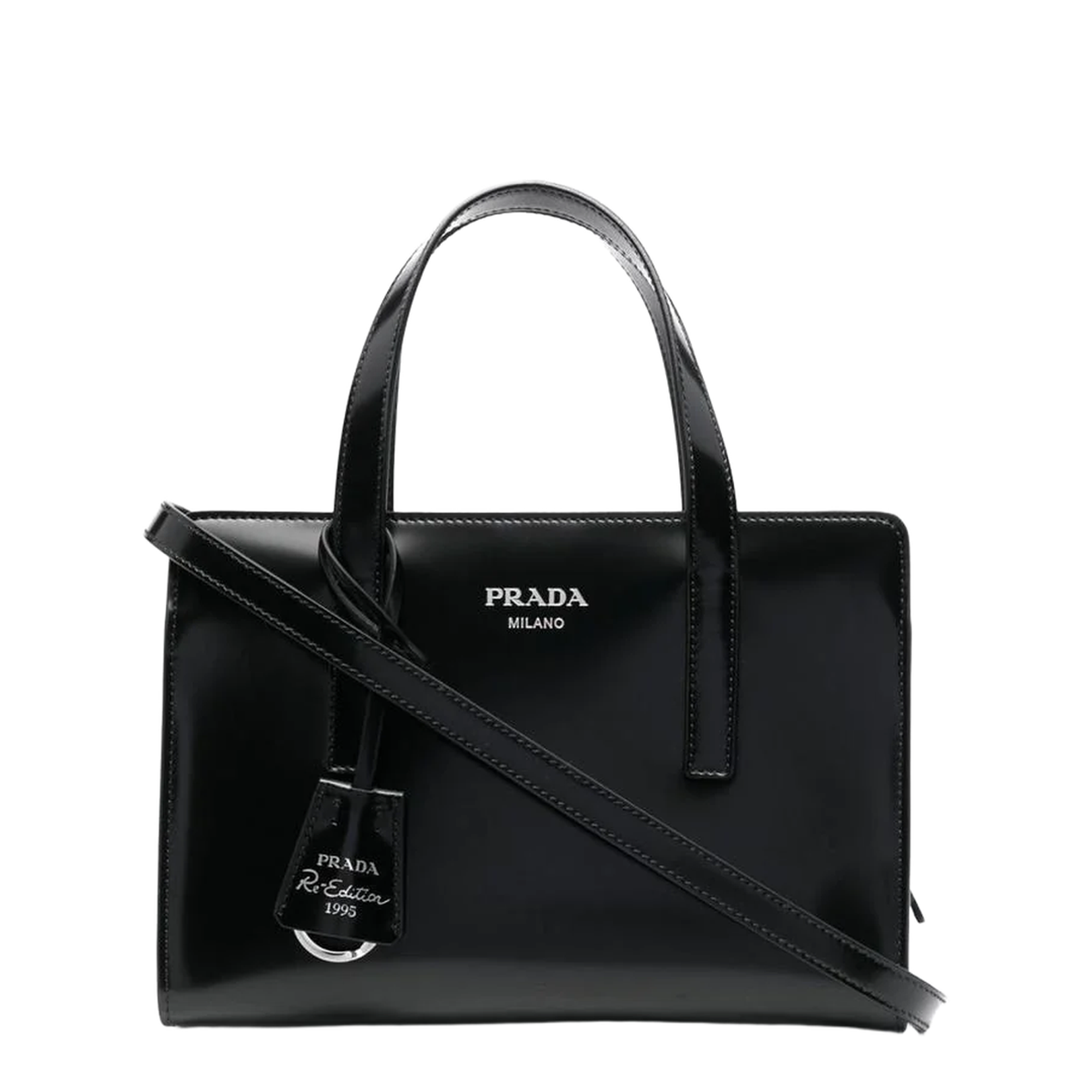 Mini Re-Edition 1995 Satchel Bags Leather Black - Image 1