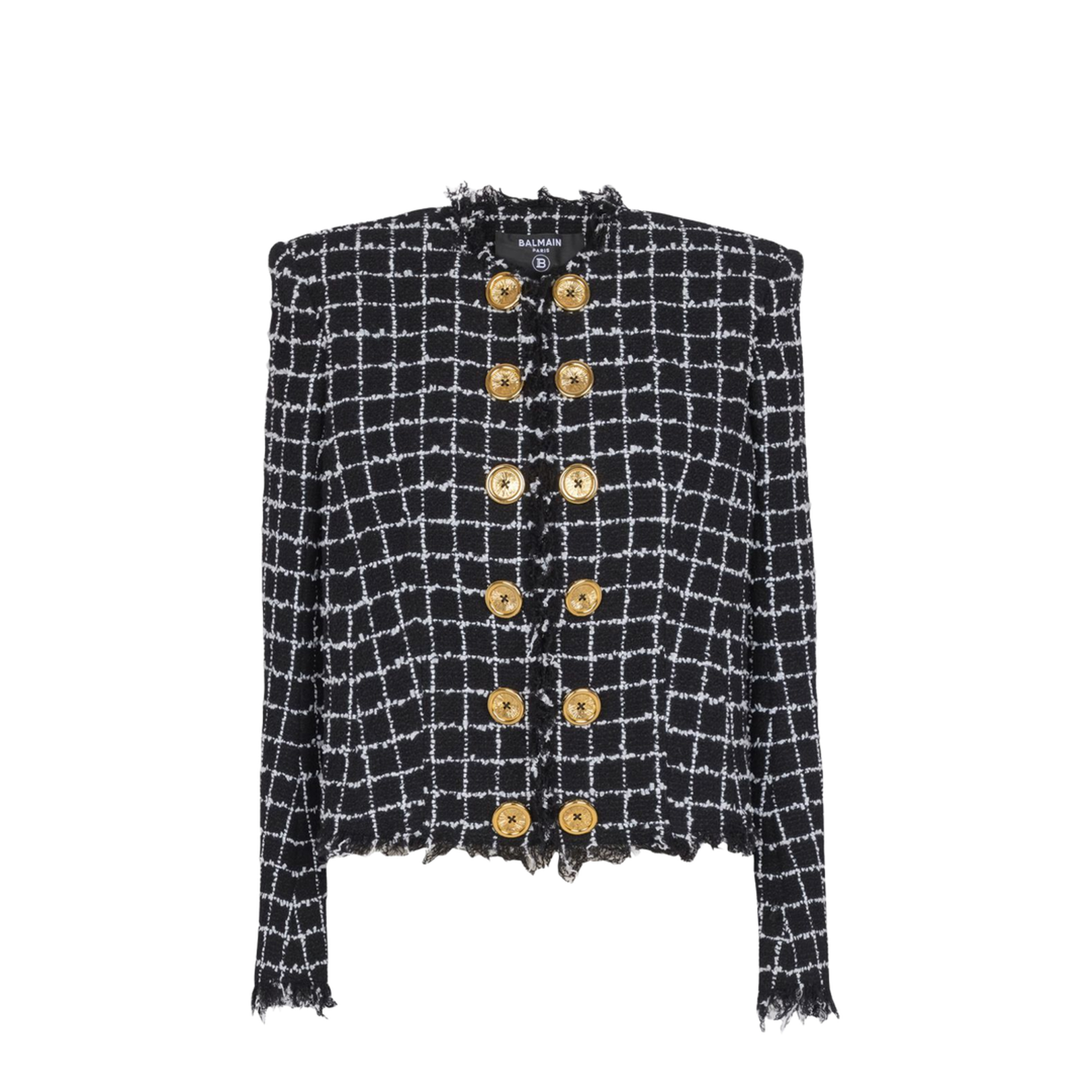 Women's Jacket Grid Pattern - Image 1