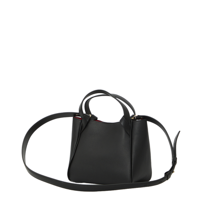 Bettina Mini Grained Calf Leather Tote Bag - Black - Image 2