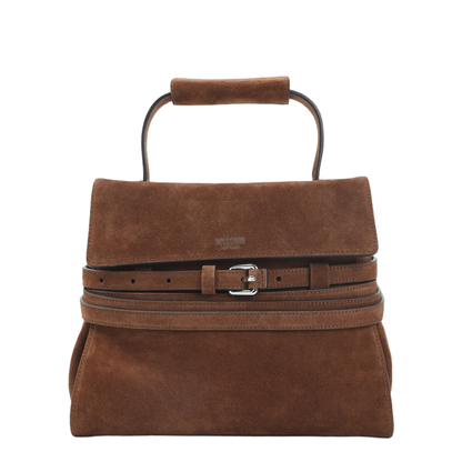 Tie Me Regular Calfskin Handbag - Brown - Image 3