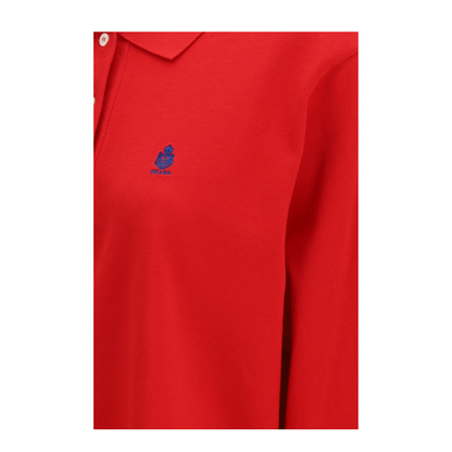 Long-sleeve cotton piqué Polo - Image 3