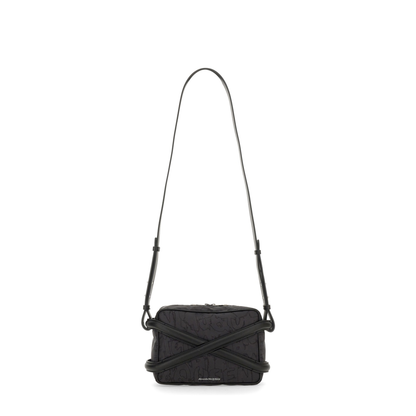 Black Nylon Harness Crossbody Bag - Image 1