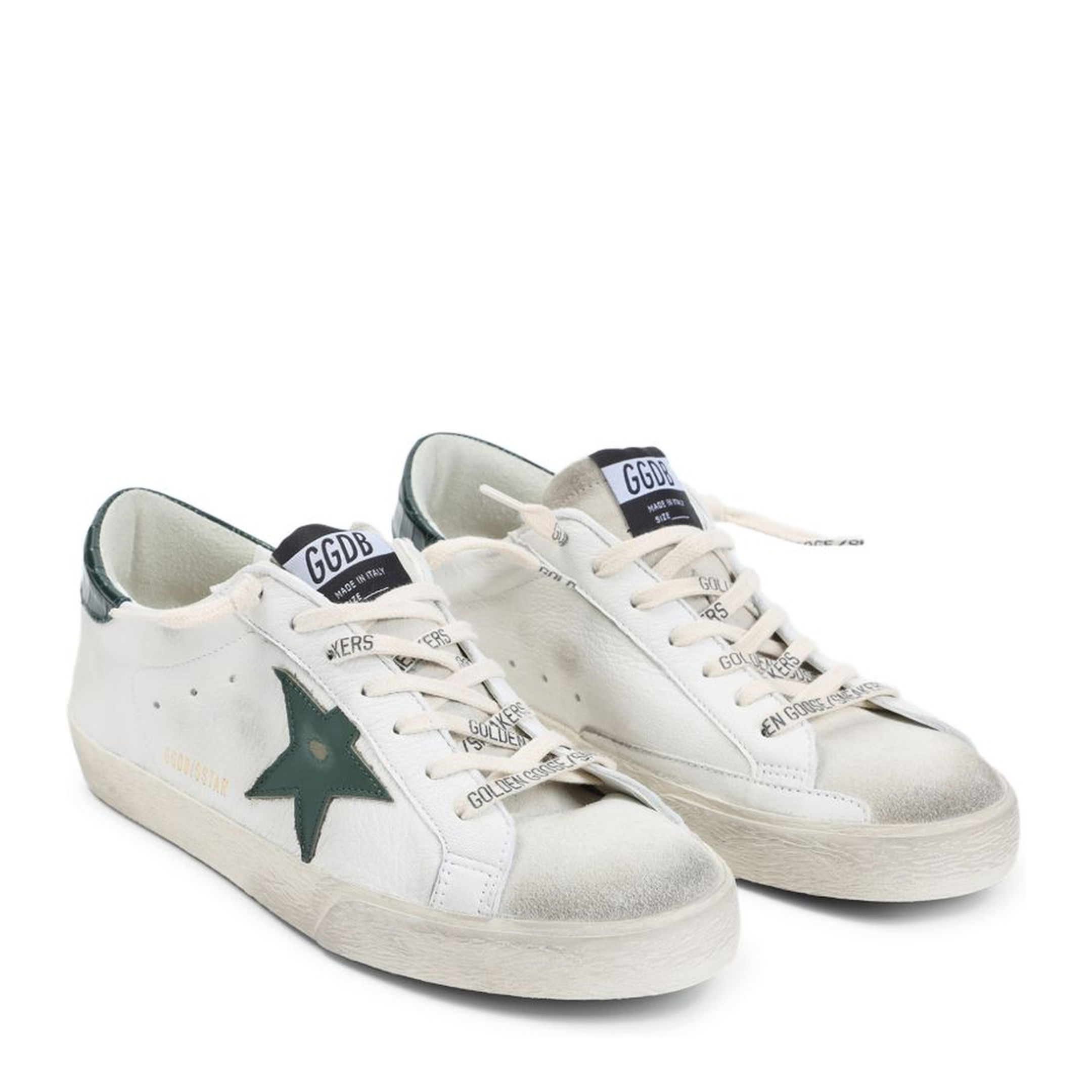 Super Star Nappa Upper Suede Toe and Tongue Leather Star Printed Leather Heel - Image 2