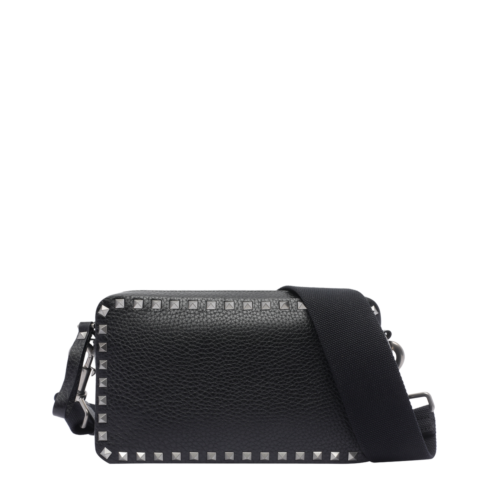 Rockstud Crossbody Bag - Black - Image 1