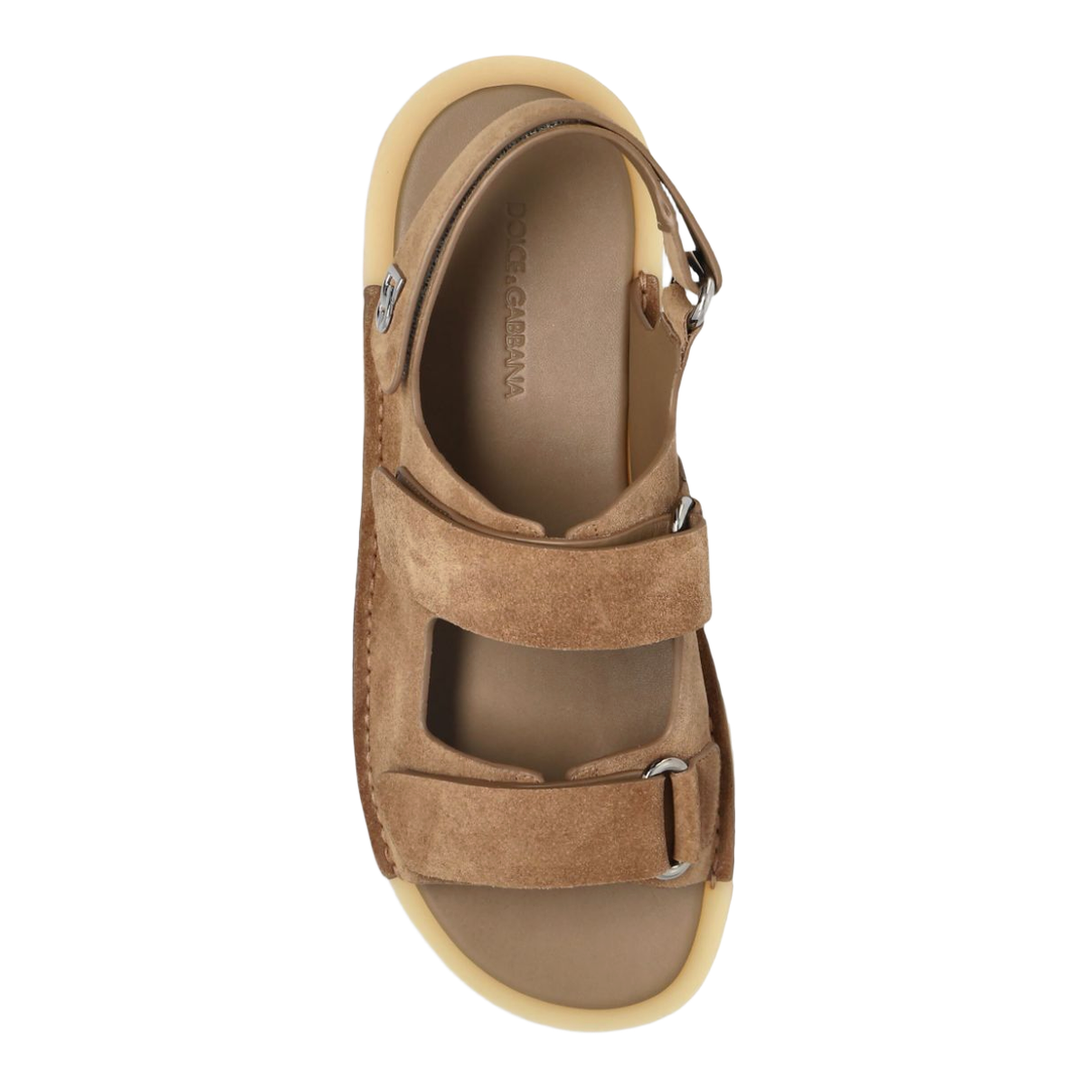 Touch-Strap Suede Sandals - Image 4