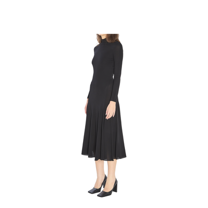 Fluid Jersey Dress with Heart Detail - Image 2