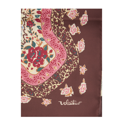 Printed Silk Scarf - Image 2