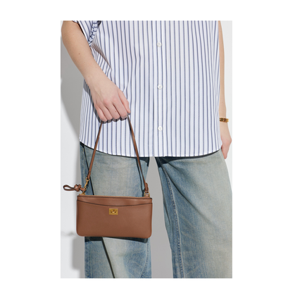 Rodeo Calfskin Phone Pouch - New Tan - Image 2