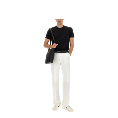Black Crew Neck T-Shirt - Image 2
