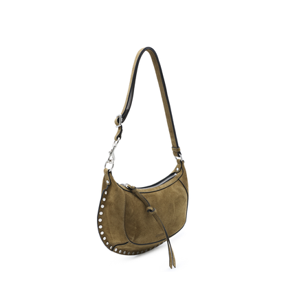 Medium Small Suede Calfskin Baguette Bag - Marrone - Image 3