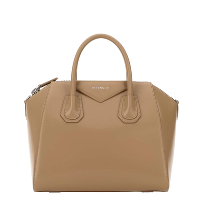 Beige Leather Small Antigona Handbag - Image 1