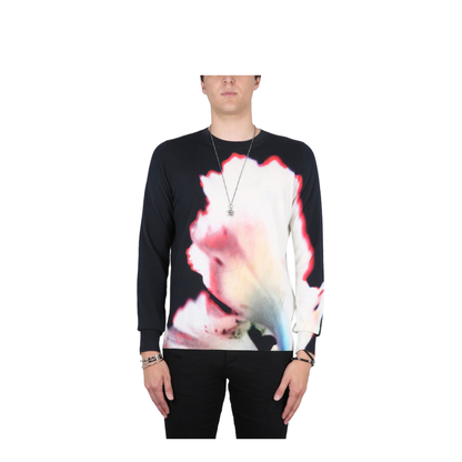 Jersey with Solarised Flower Print - Image 1