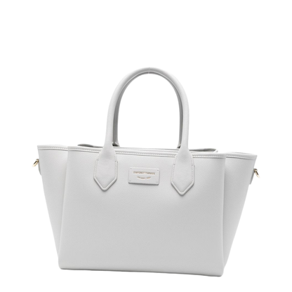 Medium Palmellato Finish Shopper Tote - Light Grey - Image 1
