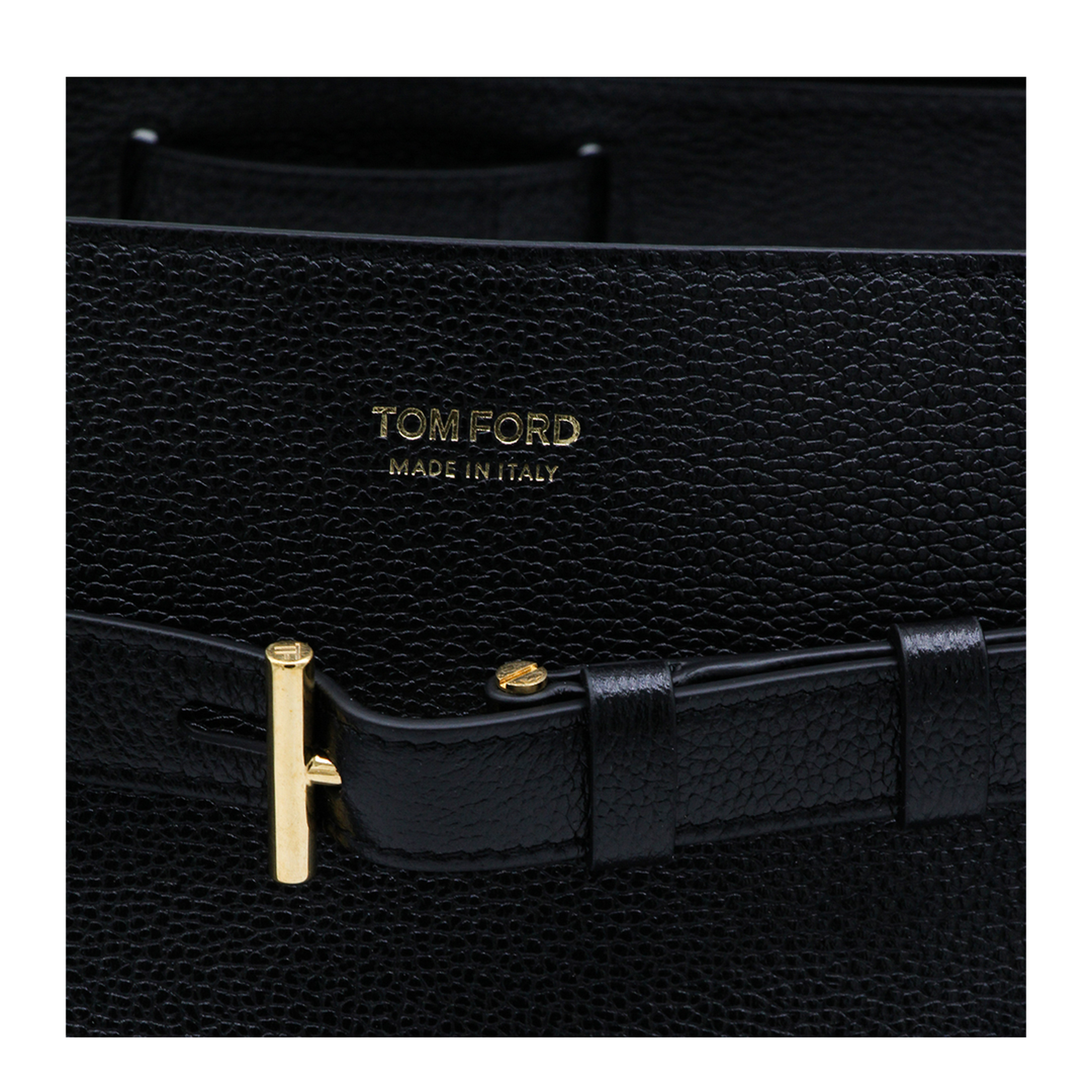 Audrey Medium Calf Leather Tote - Black - Image 7
