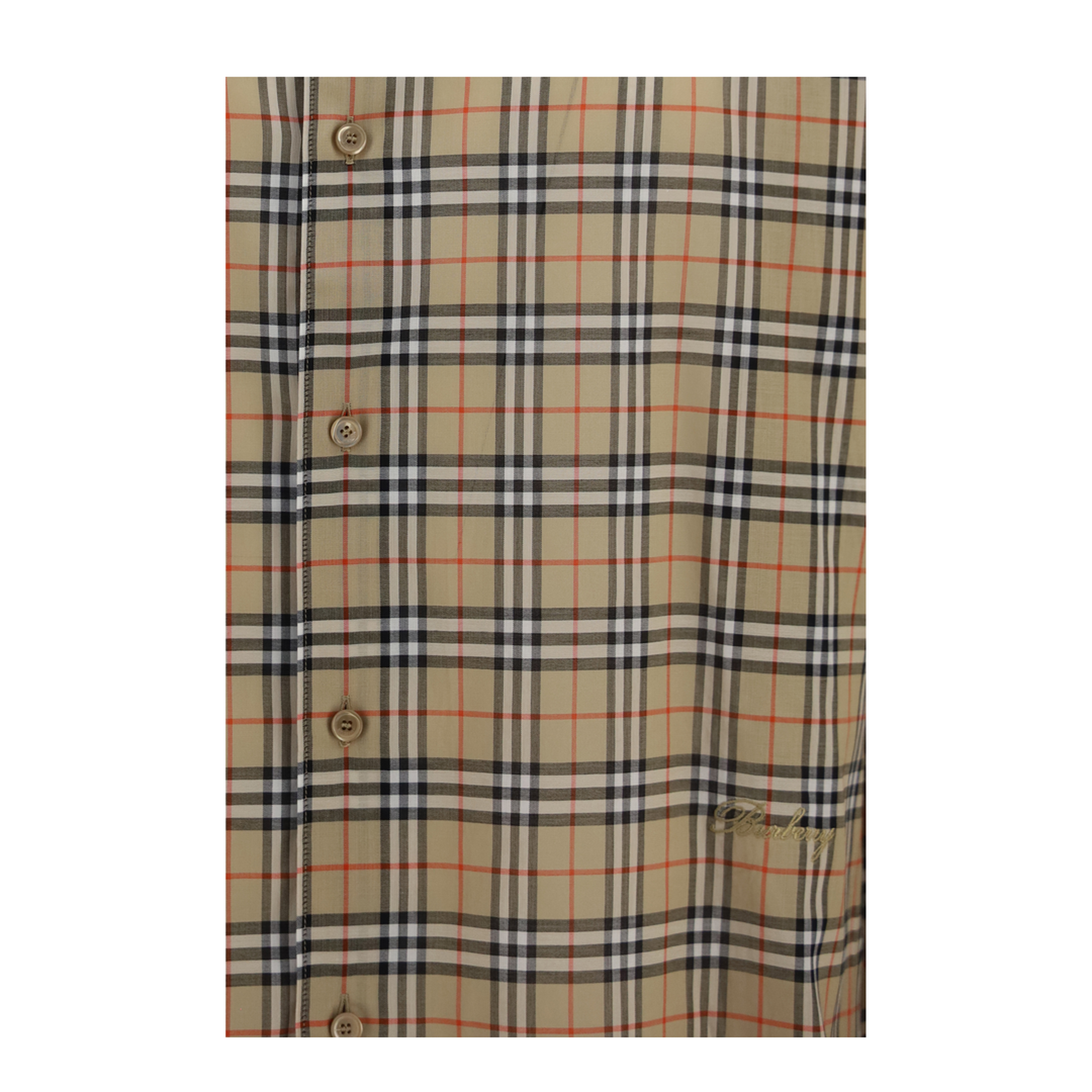 Check All-Over Cotton Shirt - Image 3