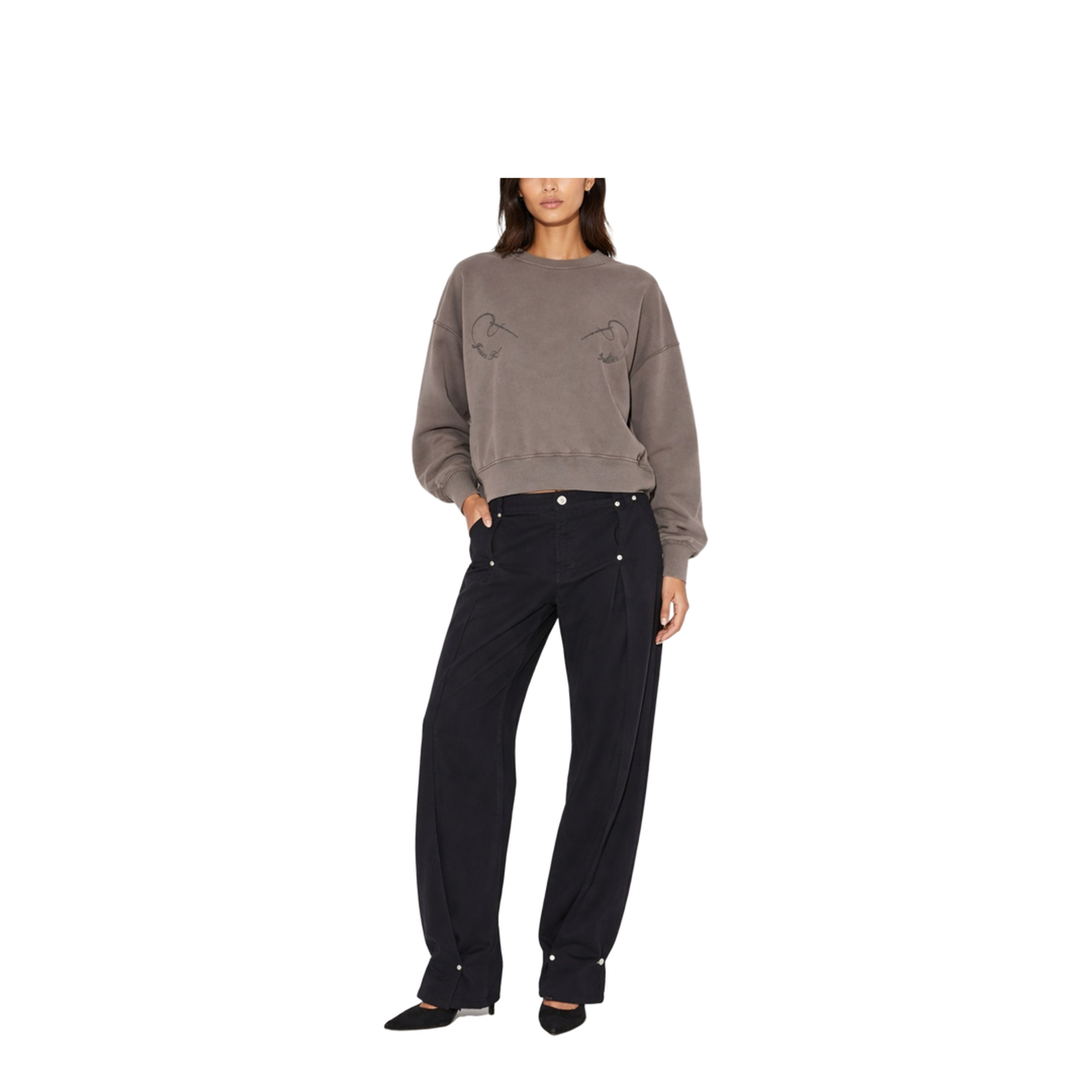 Sweatshirt with Embroidery - Image 2